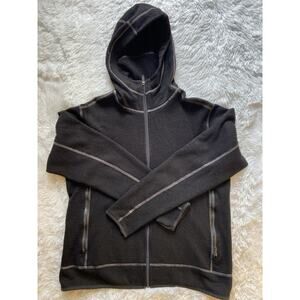 Kuhl Hoodie Womens XL Gray Moongazer Stretch Logo Hike Climb Camp Outdoors